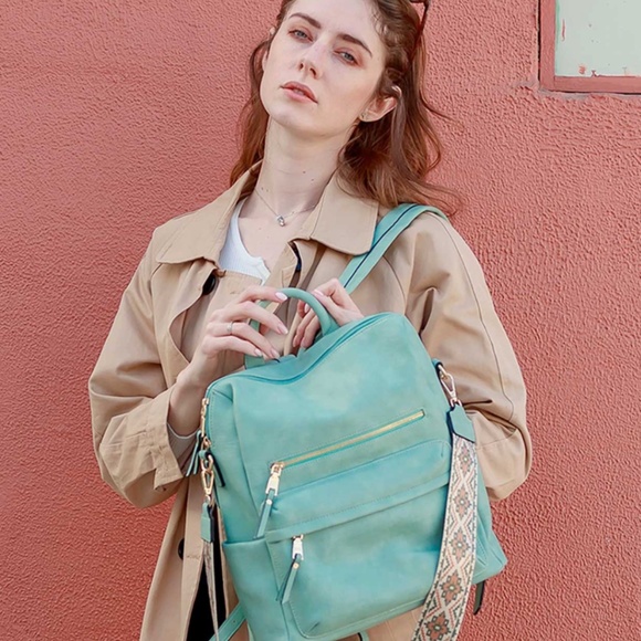 NWT - Amelia Aztec Backpack - Black/White - Picture 5 of 5